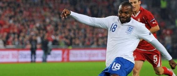 Darrne Bent playing for England. Will he be wearing claret and blue on Saturday?