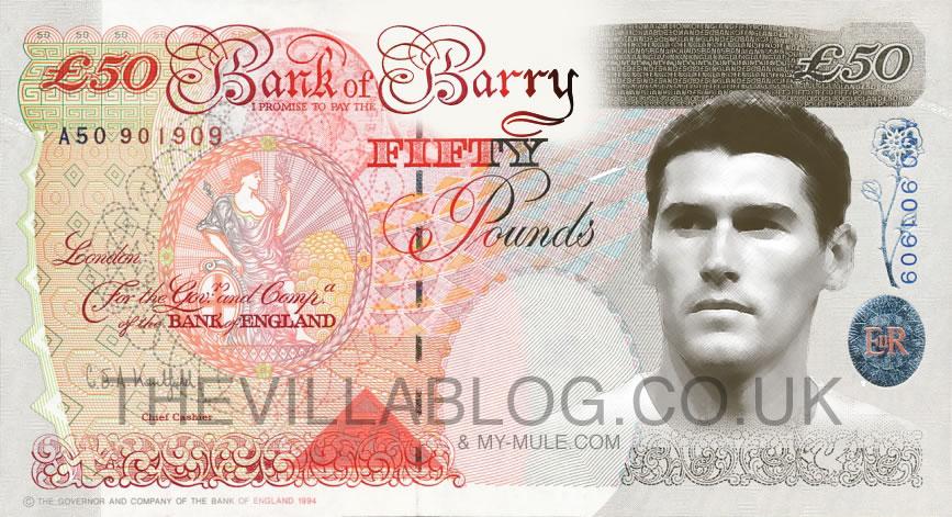Bank of Barry £50 note