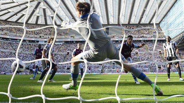Ciaran Clark scores against Newcastle. A rosy day.