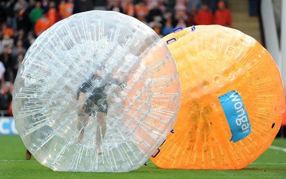 Win £250 by beating a Blackpool supporter in a race in one of these