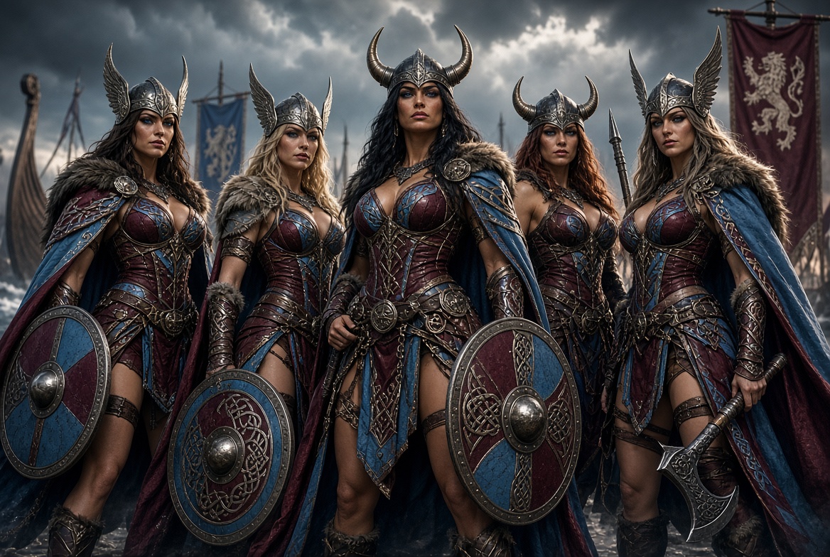 Viking warriors